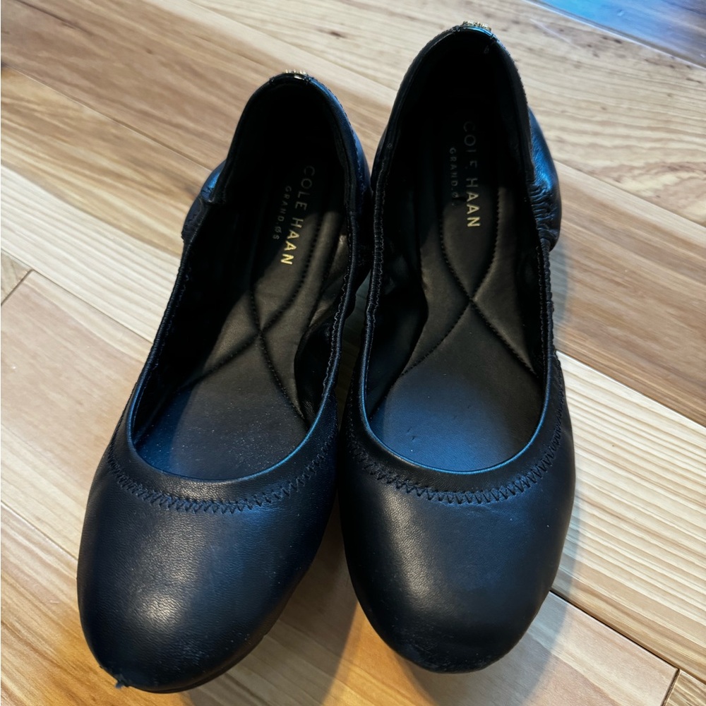 Cole Haan 5B Zerogrand Ballet II black leather
